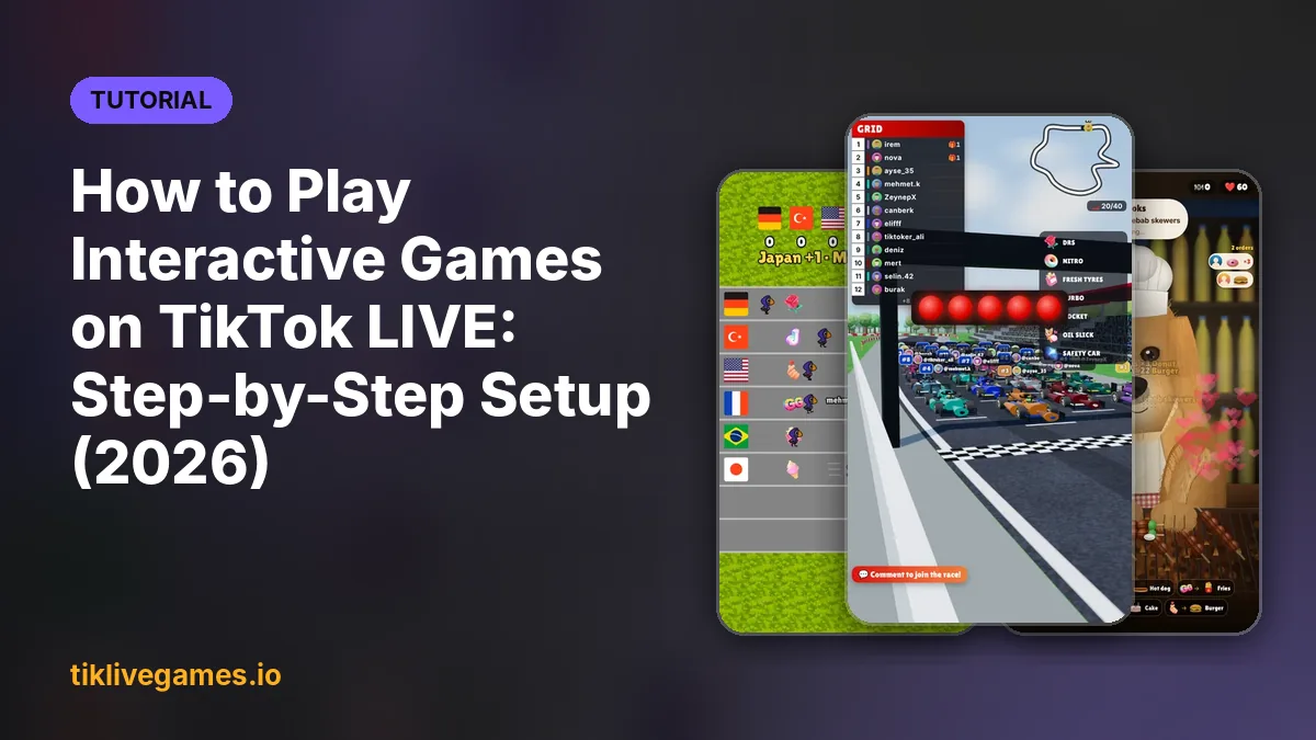 How to Play Interactive Games on TikTok LIVE: Step-by-Step Setup (2026)