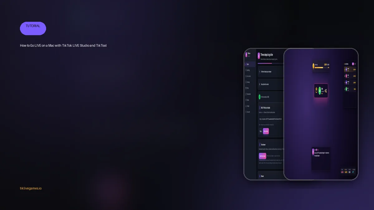 How to Go LIVE on a Mac with TikTok LIVE Studio and TikTool