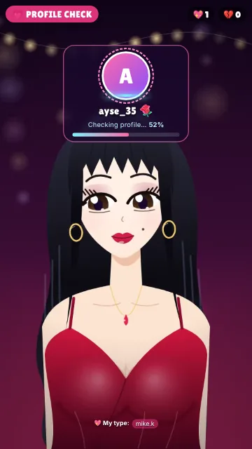 AI Girl TikTok LIVE game checking a gifter's public profile picture